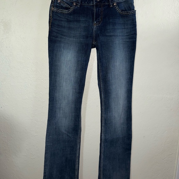 Wrangler Women's Dark Blue Boot Cut Jeans - Picture 2 of 2